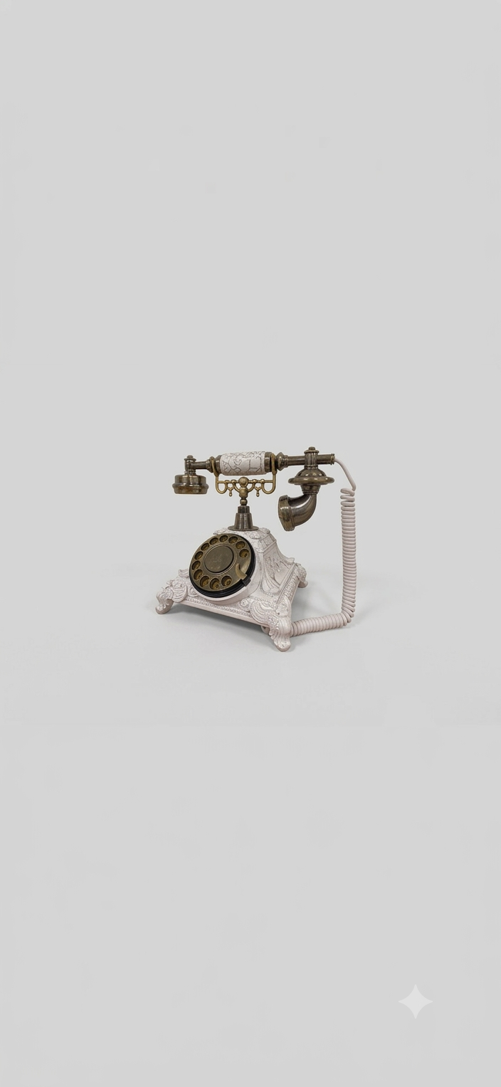 Audio-Gästebuch mit Vintage-Telefon